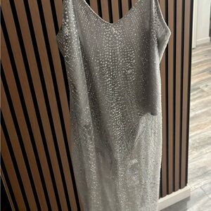 Meshki (M) Silver Sequin Dress